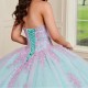 2024 Mint Green Quinceanera Dress Ball Gown Pink Lace Applique Beading Puffy Sleeve Sweet 16 Vestido De 15 Anos