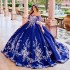 Lace Appliques Navy Blue Quinceanera Dress Beads Ball Gown Tassel Vestidos De 15 Quinceañera Cocktail Dresses Vestidos De