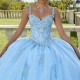 Sweetheart Blue 2024 Quinceanera Dresses Lace Appliques Beading Spaghetti Straps Ball Gowns Vestidos De 15 Anos