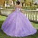 Sweetheart Blue 2024 Quinceanera Dresses Lace Appliques Beading Spaghetti Straps Ball Gowns Vestidos De 15 Anos