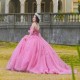 Sweetheart Off The Shoulder Quinceanera Dresses Ball Gown Floral Appliques Lace Back Corset For Sweet 15 Girls Party