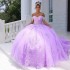 Vendanie Elegant Quinceanera Dresses Appliques Tassels Off the Shoulder Floor Length Draped Vestidos De 15