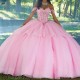 2024 Light Green Ball Gown Quinceanera Dress Beadeds Crystal Lace Sweet 16 Dress Birthday Party Dress Vestidos De 15 Anos