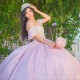 2024 Pink Ball Gown Quinceanera Dress Sweet 15 16 Years Old Birthday Party Wear Sweetheart Off Shoulder Princess Long Girls Gala