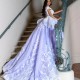 Appliques Beading 3D Flower Quinceanera Dresses Sweet Sleeveless Ball Gown Dresses Elegant With Train Plus Size Vestidos