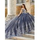 Diamond Tulle Ball Gown Vestidos De 15 Quinceanera Lace Off Shoulder Quinceanera Dress 2024 Cocktail Dresses Vestidos De Baile