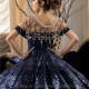 Off Shoulder Ball Gown Quinceanera Dresses Sequins Appliques Lace Crystals Sweet 16 Dress Vestidos De 15 Años