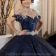 Off Shoulder Ball Gown Quinceanera Dresses Sequins Appliques Lace Crystals Sweet 16 Dress Vestidos De 15 Años