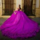 Sweetheart Purple Quinceanera Dress 2024 Luxury Backless Ball Gown Prom Party Formal Sweet 15 16 Years Girl Birthday Bridal Gown