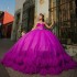 Sweetheart Purple Quinceanera Dress 2024 Luxury Backless Ball Gown Prom Party Formal Sweet 15 16 Years Girl Birthday Bridal Gown