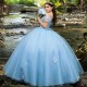 Sweetheart Quinceanera Dress 2024 Princess Flower Applique Lace Vestidos De 15 Años Sweet 16th Birthday Party Ball Gown