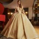 Sweetheart Shiny Backless Off The Shoulder Evening Dress 2024 Ball Gown Floor Length Sweep Train Quinceanera Dress