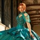 Teal Blue Charro Quinceanera Dresses Ball Gown Sweetheart Tulle Appliques Beaded Puffy Mexican Sweet 16 Dresses 15 Anos