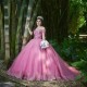 2024 Ball Gown Quinceanrea Dress 3D Flower Sweetheart Sweet 16 Tulle Princess Vestido De XV Quinceaneras