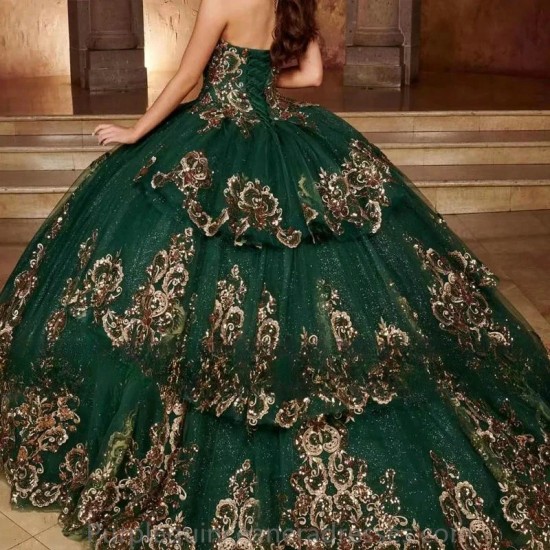 2024 Mexician Quinceanera Dresses Deatchable Sleeves Appliques Lace Up Back 15 Year Party Birthday Princess Formal Gowns