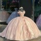 2024 Pink Cinderella Quinceanera Dresses Ball Gown Applique Party Gowns Vestido De Festa Sweet 16 Dress