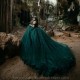 Angelsbridep Green Quinceanera Dress Luxury Ball Gown Appliques Beads Off The Shoulder Birthday Gowns Vestidos De 15 Quinceanera