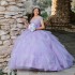 Lavender Quinceanera Dresses Sweetheart Applique Vestidos De 15 Anos Tulle Lace Beading Mexican Girls Birthday Gowns