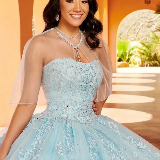 Long Sleeve Quinceaneras Dress Girl Lace Appliques Beaded Sequins Sweet 16 Flower 2024 Vestidos