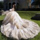 Luxury Princess Ball Gown Quinceanera Dresses Long Sleeve Sequined Appliques Lace Corset Vestidos De 15 Anos