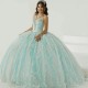 Mint Quinceaneras Dresses Ball Gown Lace Appliques Beading Crystals Mexican Sweet 16 Dress Vestidos De