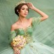 Mint Sweetheart Ball Gown Quinceanera Dress Tulle Applique Lace Beads Party Gown Sweet 16 Vestido De 15 Anos