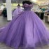 Off Shoulder Quinceanera Dresses 3D Beading Flower Lace Sweet 16 Princess Birthday Party Vestidos De 15 Anos