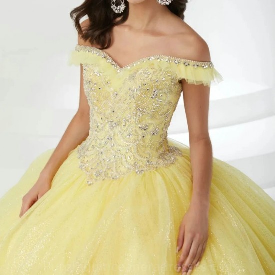 Off Shoulder Women’s Appliques Quinceanera Dresses Beaded Ball Gown Vestidos De 15 Anos Sweet 16 Birthday Party Fiesta