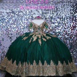 Off The Shoulder Luxury Glitter Crystal Beading Tassel Ball Gown Quinceanera Dresses Gold Appliques Lace Bow Vestidos De 15 Anos