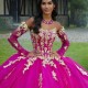 Stunning Ball Gown Quinceanera Dresses Strapless Lace Appliques with Detachable Sleeve Sweet 15 Prom Gown Vestidos De 16