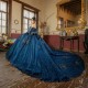 Sweetheart Navy Blue Quinceanera Dresses Beads Applique Lace Beads Ball Gown Sweet Sixteen Dress Gowns vestidos de