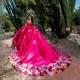 Sweetheart Quinceanera Dress Ball Gowns Appliques Tull Tiered Sweet 16 Dresses Vestidos De 15 Quinceanera