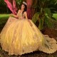 Trendy Sparkly Quinceanera Dresses Princess Sweet 16 Years Girl Birthday Party Dresses Appliques A Line Custom Made