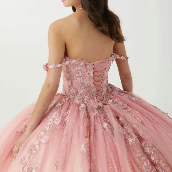 Women’s Pink Quinceanera Dresses Beaded Ball Gown Vestidos De 15 Anos Sweet 16 Birthday Party Fiesta