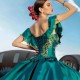 Beaded Women’s Quinceanera Dresses Appliques Sequined Off Shoulder Ruffle Ball Gowns Vestido De 15 Anos Sweet 16