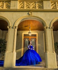 Blue Quinceanera Dress