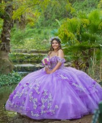 Purple Quinceanera Dress