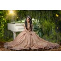 Gold Quinceanera Dress